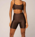 Conjunto shorts e Top Chocolate
